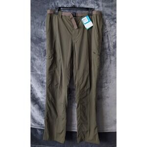 NWT Columbia Omni Shade  Pants 36 X 34" Brown Belted Cargo Lightweight $55.00